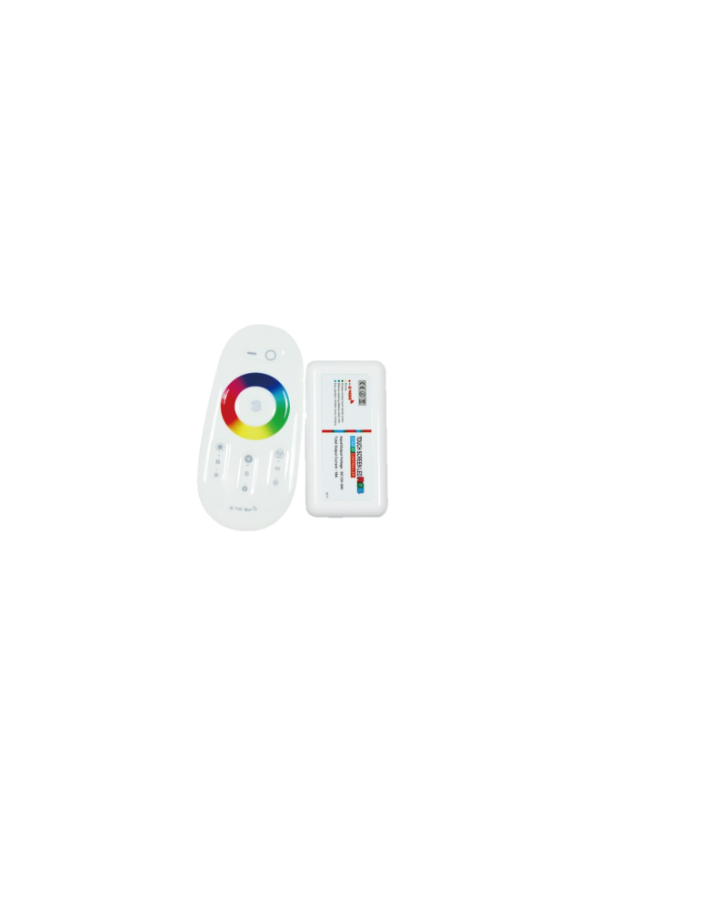 RF DIMMABLE RGB LED CONTROLLER ΑΦΗΣ + DIMMER 2.4 GHz ΛΕΥΚΟ