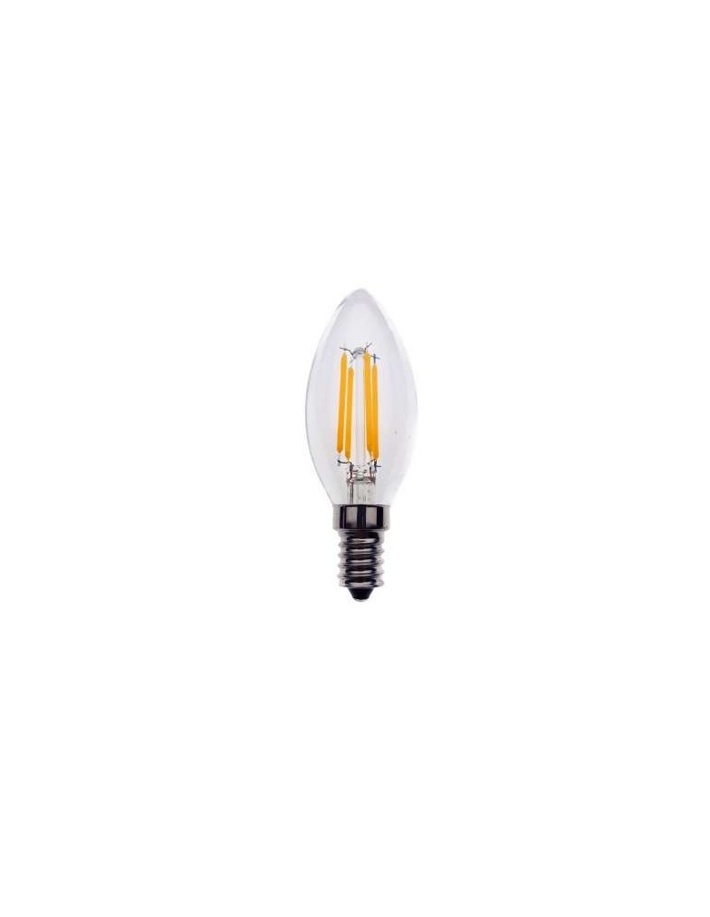 ΛΑΜΠΤΗΡAΣ LED FILAMENT ΔΙΑΦΑΝH   4W   E14 - C35