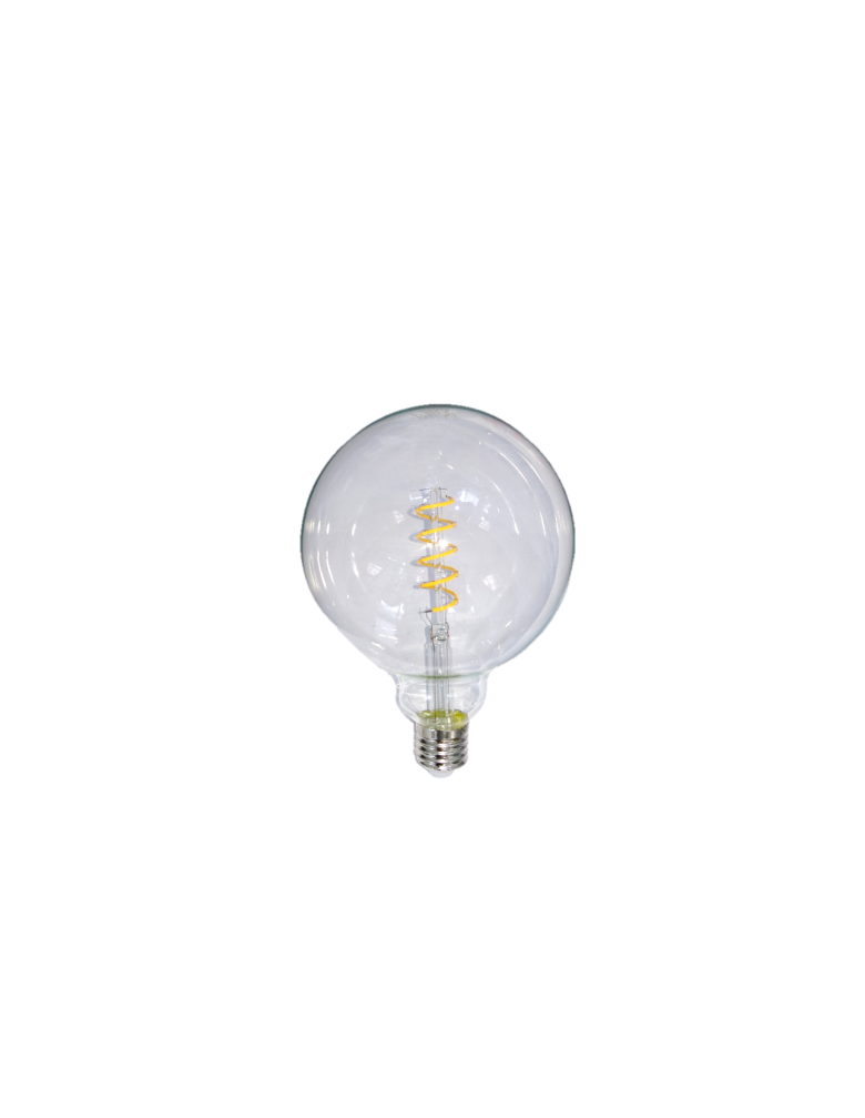 ΛΑΜΠΤΗΡAΣ LED FILAMENT SPIRAL ΔΙΑΦΑΝH   6W   E27 - G125