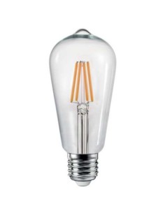 ΛΑΜΠΤΗΡAΣ LED FILAMENT ΔΙΑΦΑΝH  8W   E27 - ST64