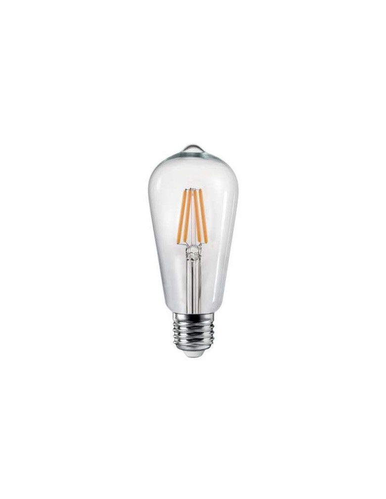 ΛΑΜΠΤΗΡAΣ LED FILAMENT ΔΙΑΦΑΝH  8W   E27 - ST64