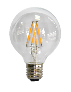 ΛΑΜΠΤΗΡAΣ LED FILAMENT ΔΙΑΦΑΝH 8W   E27 - G95