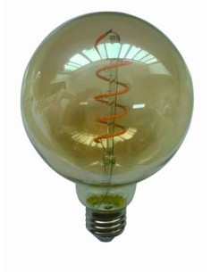 ΛΑΜΠΤΗΡAΣ LED FILAMENT DIMMABLE AMBER SPIRAL  6W   E27 -...