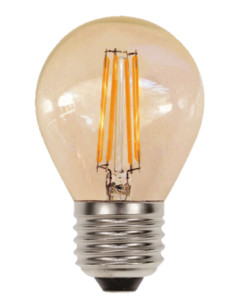 ΛΑΜΠΤΗΡAΣ LED FILAMENT DIMMABLE AMBER   4W   E27 - G45