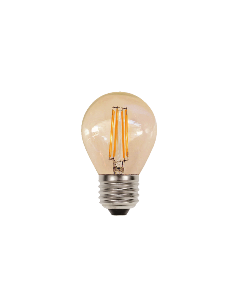 ΛΑΜΠΤΗΡAΣ LED FILAMENT DIMMABLE AMBER   4W   E27 - G45