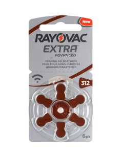 RAYOVAC μπαταρίες ακουστικών βαρηκοΐας 312MF, mercury...