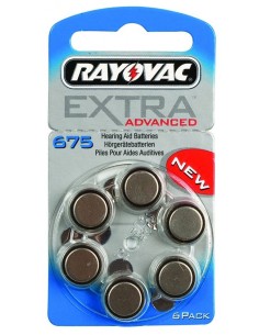 RAYOVAC μπαταρίες ακουστικών βαρηκοΐας 675MF, mercury...