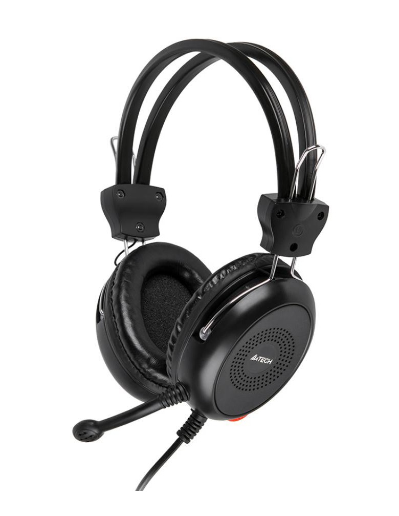 A4TECH Headset HS-30, 3.5mm, 40mm ακουστικά, μαύρα