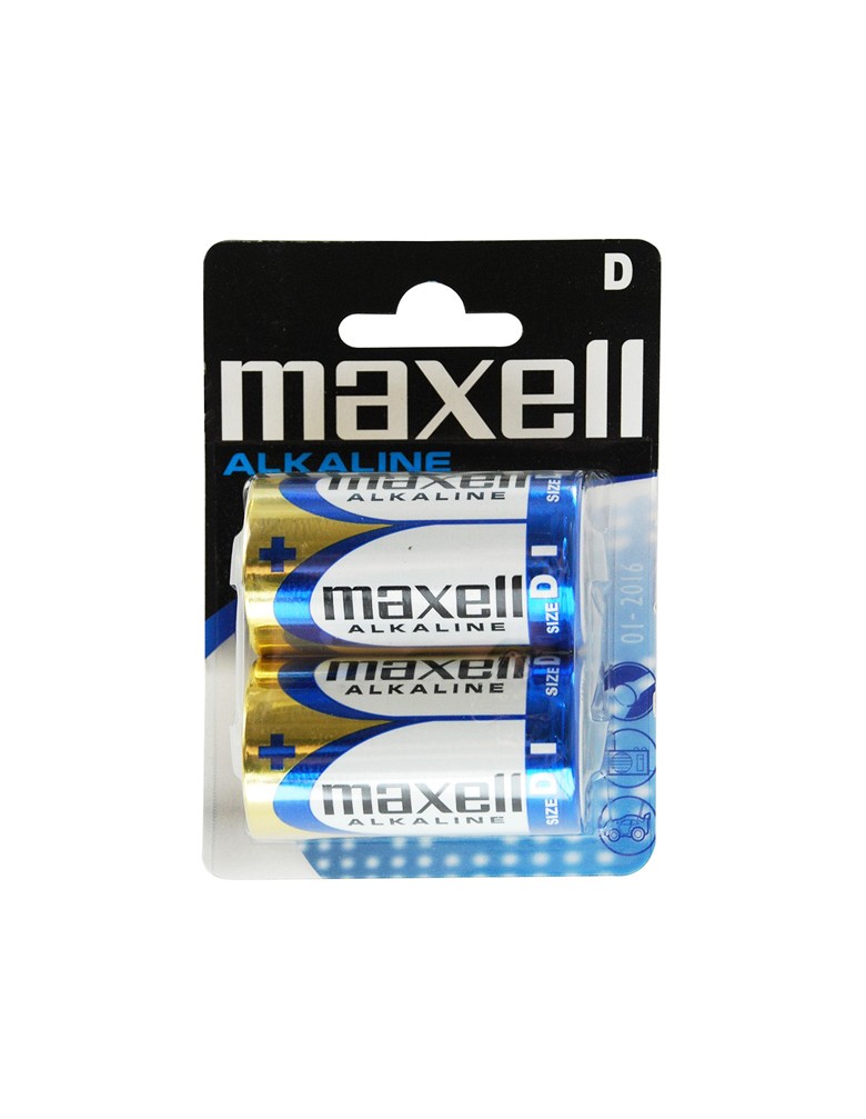 MAXELL αλκαλικές μπαταρίες LR20/D, 1.5V, 2τμχ