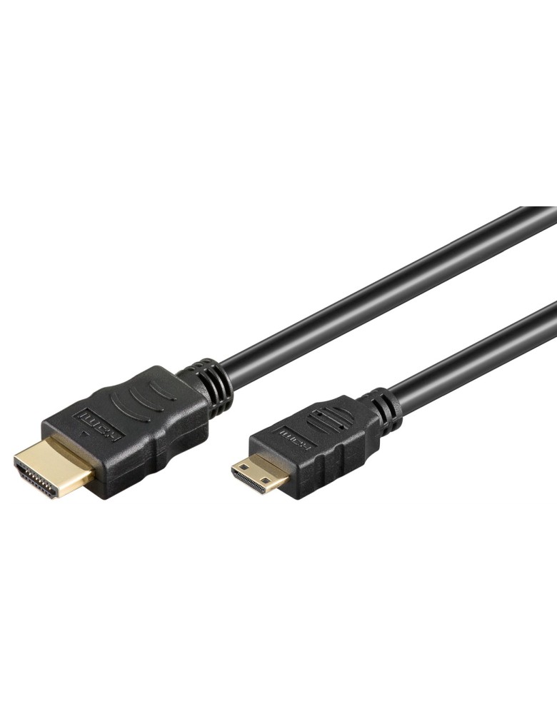 GOOBAY καλώδιο HDMI σε HDMI Mini 31931 με Ethernet, 4K/30Hz, 1.5m, μαύρο