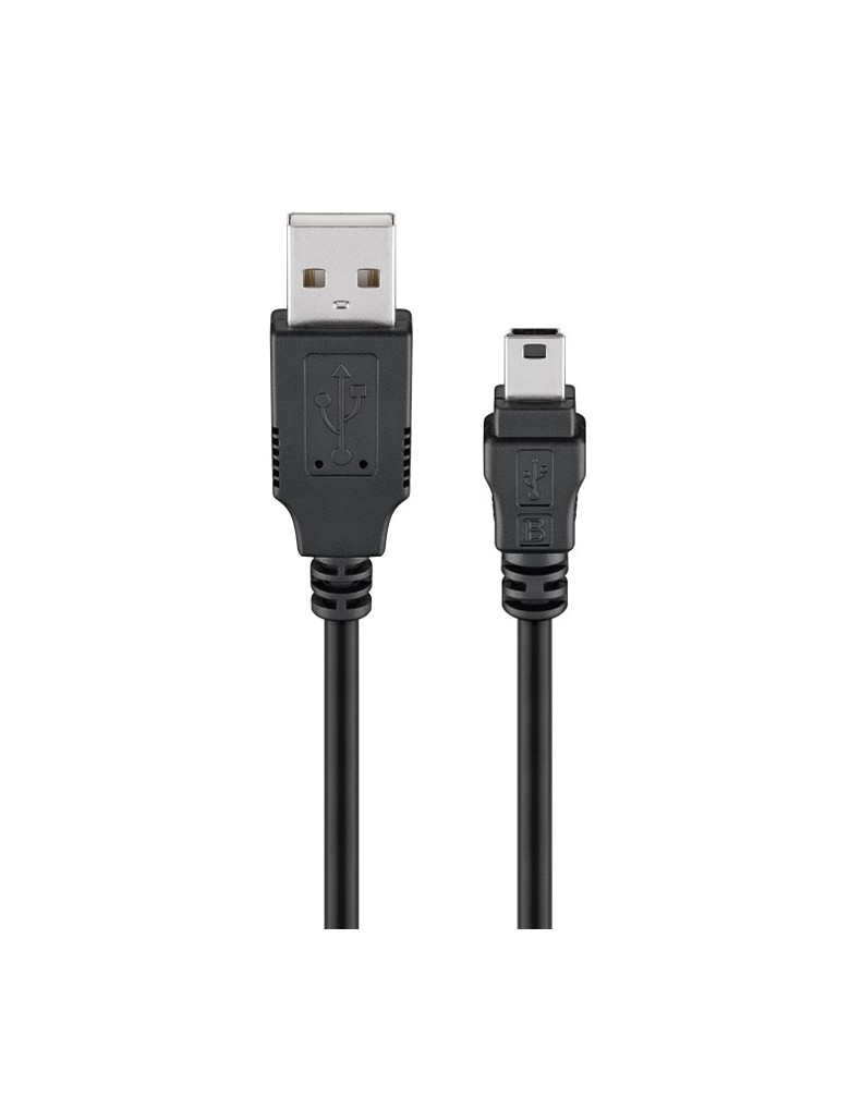 GOOBAY καλώδιο USB σε USB Mini 50767, 480Mbps, 1.8m, μαύρο