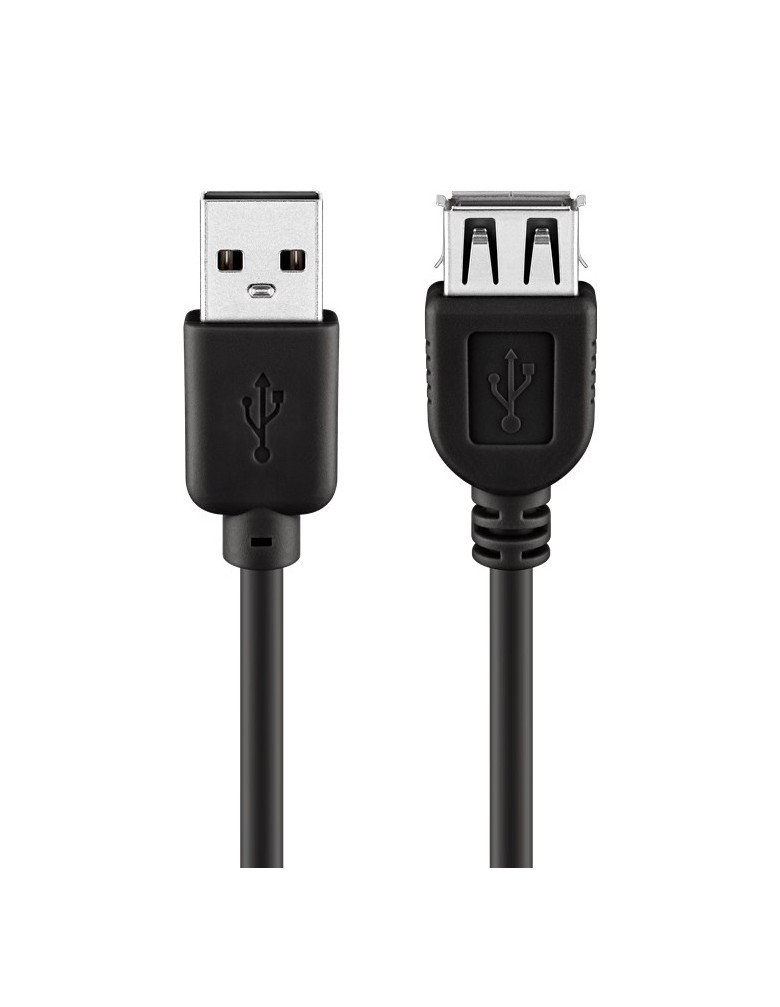 GOOBAY καλώδιο προέκτασης USB 93600, αρσενικό σε θηλυκό, 3m, μαύρο