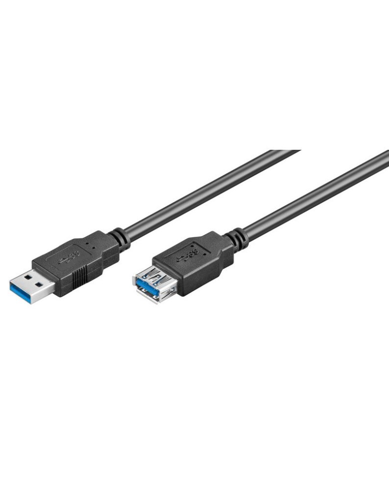 GOOBAY καλώδιο USB 3.0 σε USB (F) 93998, copper, 1.8m, μαύρο