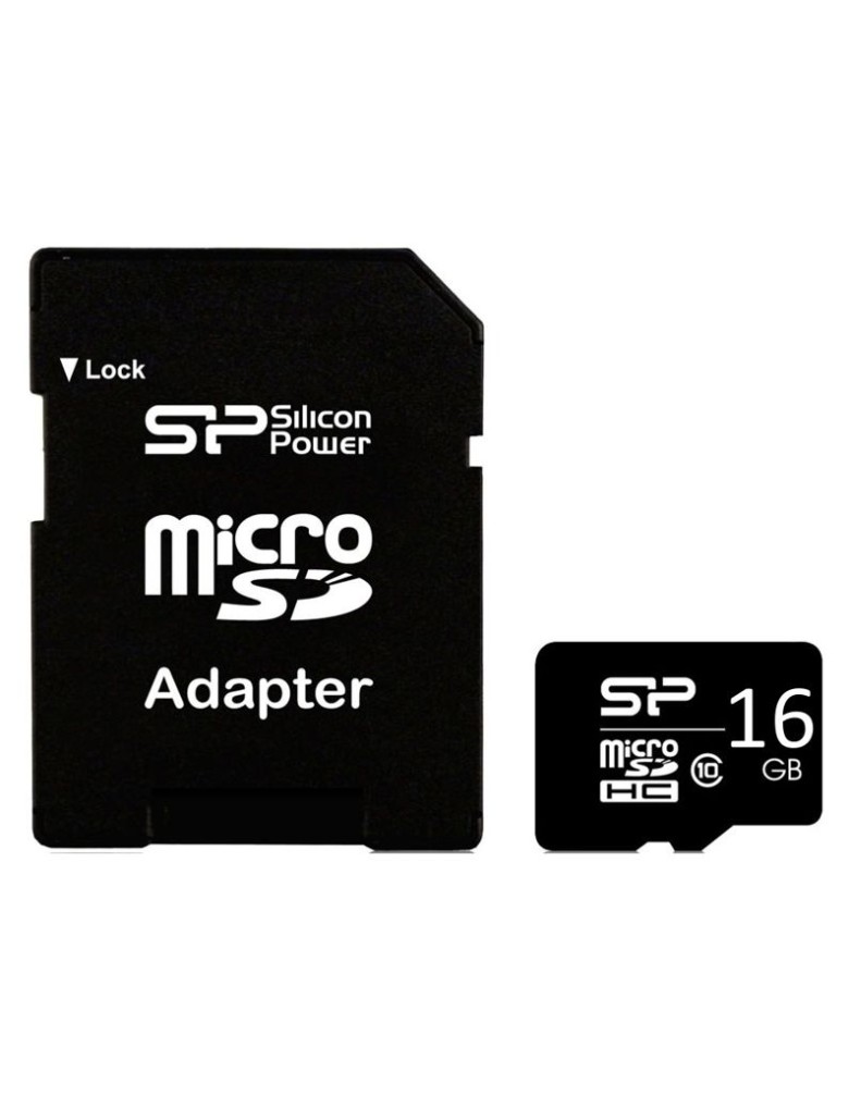 SILICON POWER κάρτα μνήμης 16GB micro SDHC, Class 10