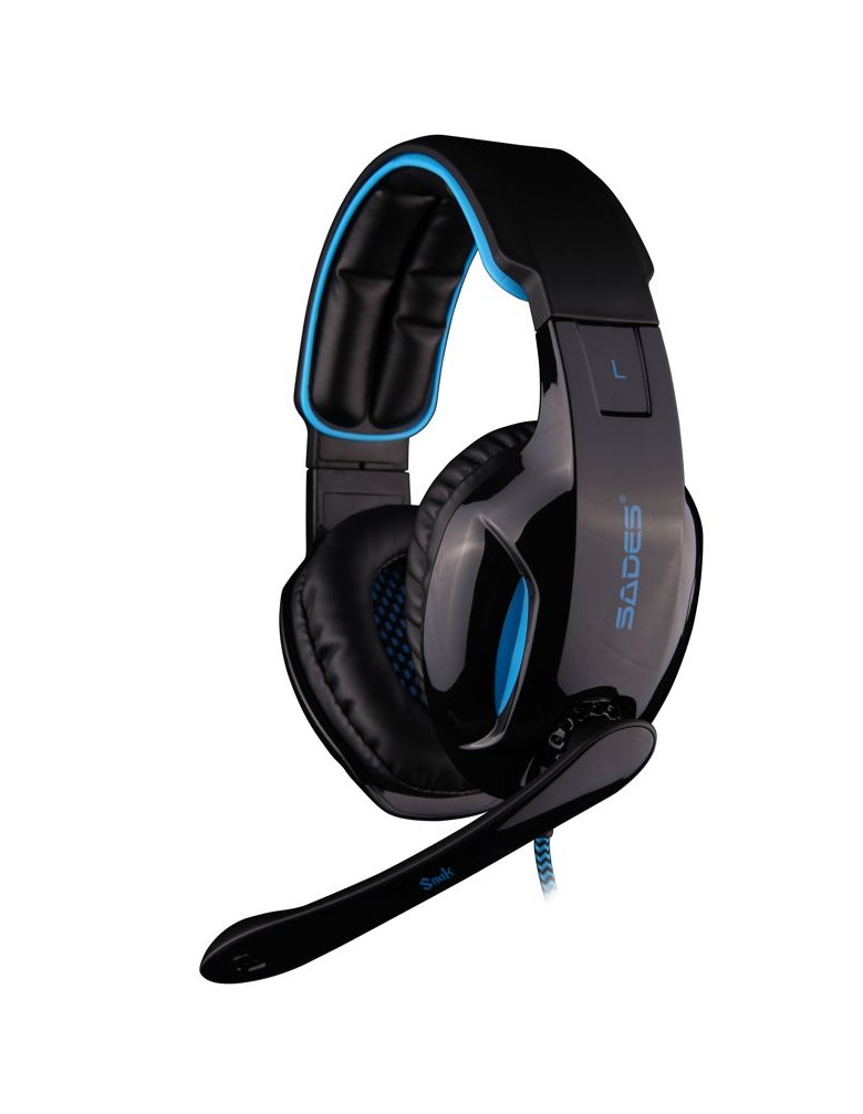 SADES Gaming Headset Snuk, USB, 7.1CH με 40mm ακουστικά