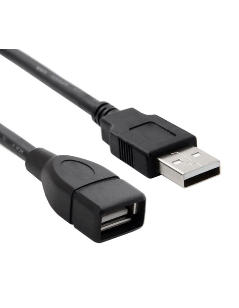 POWERTECH καλώδιο προέκτασης USB CAB-U011, 480Mbps, 1.5m, μαύρο