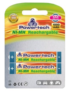 POWERTECH επαναφορτιζόμενη μπαταρία PT-159 1000mAh, AAΑ...