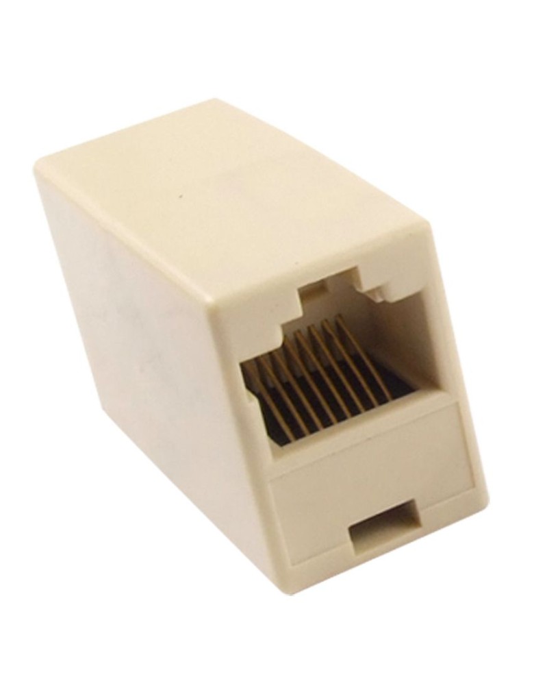 POWERTECH RJ45 εξάρτημα UTP μούφα CAB-N040, θηλυκό/θηλυκό, 8p8c, λευκό