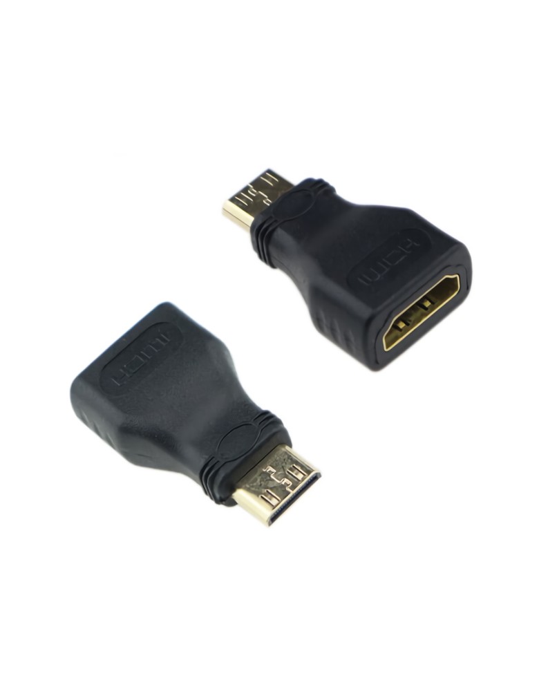 POWERTECH αντάπτορας mini HDMI σε HDMI CAB-H025, μαύρος