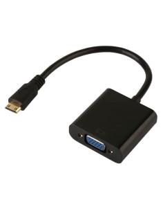 POWERTECH αντάπτορας mini HDMI σε VGA CAB-H031, 0.20m,...