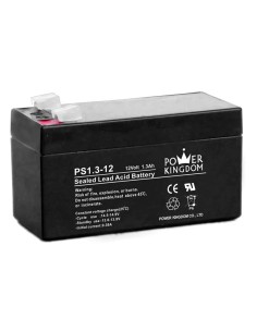 POWER KINGDOM μπαταρία μολύβδου PS1.3-12, 12Volt 1.3Ah