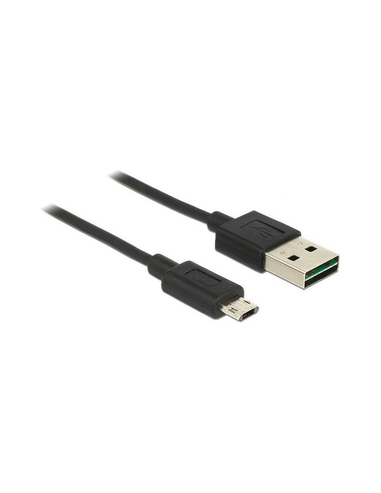 POWERTECH καλώδιο USB σε USB Micro CAB-U063, Easy USB, 3m, μαύρο