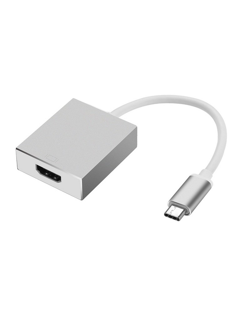 POWERTECH αντάπτορας CAB-UC006 USB 3.1 Type-C σε HDMI, λευκό