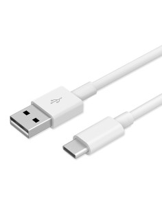 POWERTECH καλώδιο USB σε USB-C CAB-UC010, 1m, λευκό