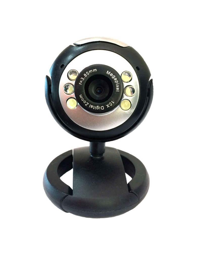 POWERTECH Web Camera PT-509 1.3MP, Plug & Play, μαύρη