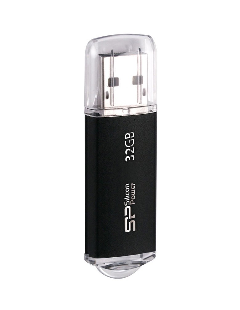 SILICON POWER USB Flash Drive Ultima II-I, 32GB, USB 2.0, μαύρο