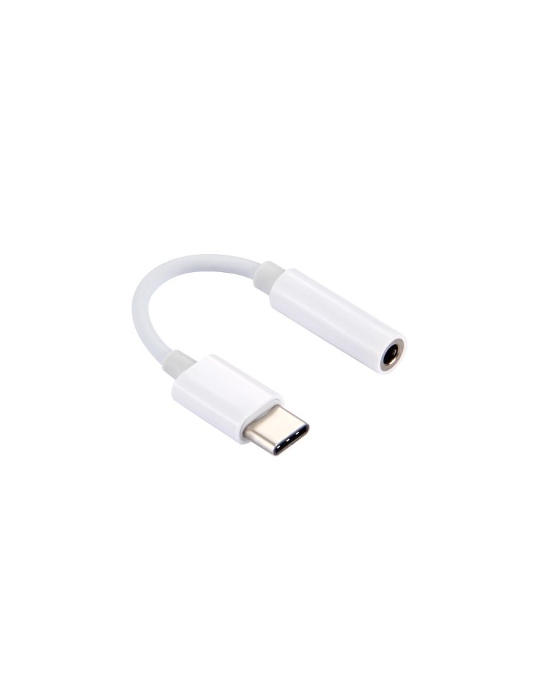 POWERTECH καλώδιο USB-C σε 3.5mm θηλυκό CAB-UC029, CM119B, λευκό