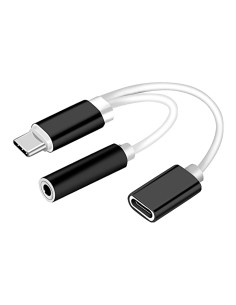 POWERTECH αντάπτορας USB-C σε USB-C & 3.5mm θηλυκό...