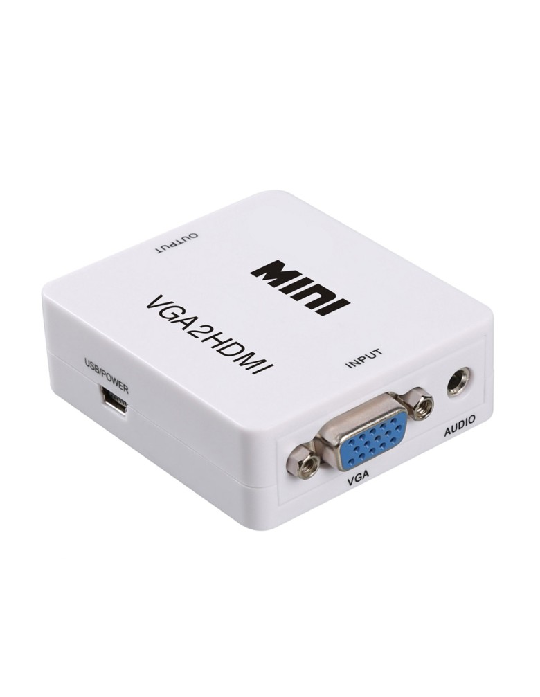 POWERTECH Video Converter VGA & 3.5mm Audio σε HDMI CAB-H107, Full HD