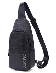 ARCTIC HUNTER τσάντα Crossbody XB0058-BK, μαύρη