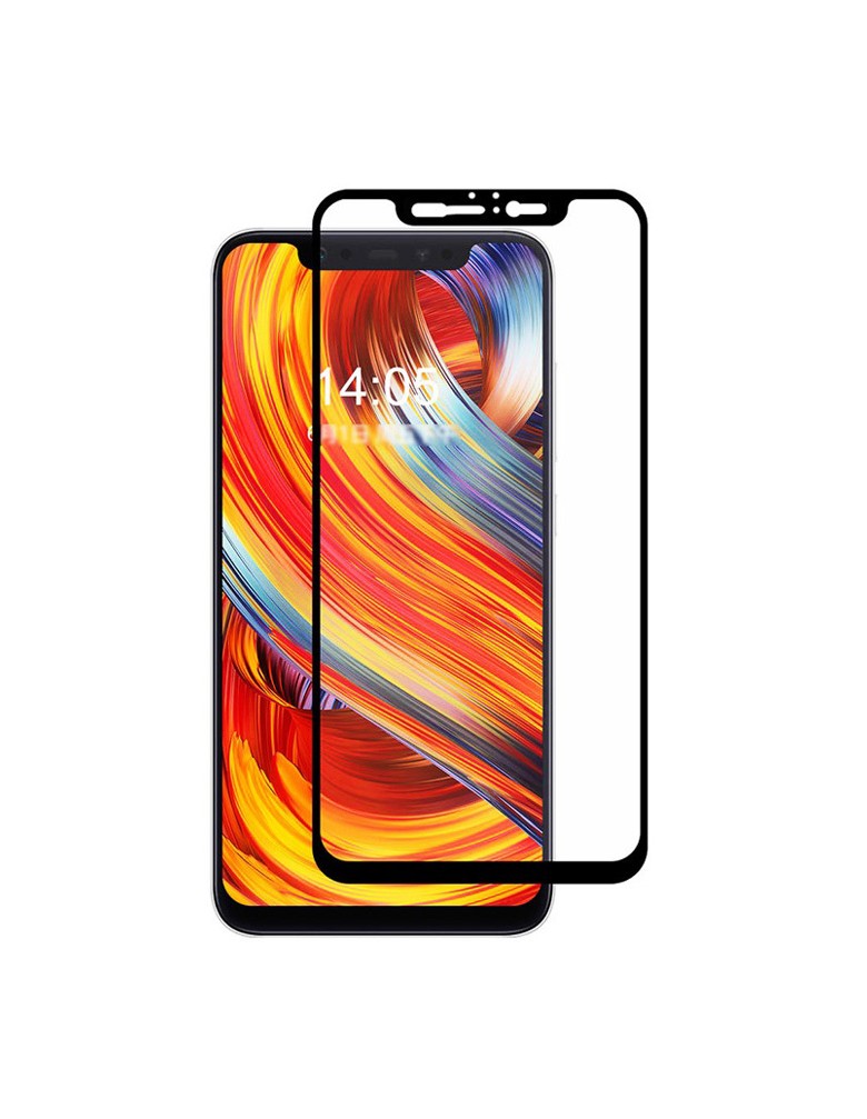 POWERTECH Tempered Glass 5D Full Glue για Xiaomi Redmi Mi 8/8 Pro, Black