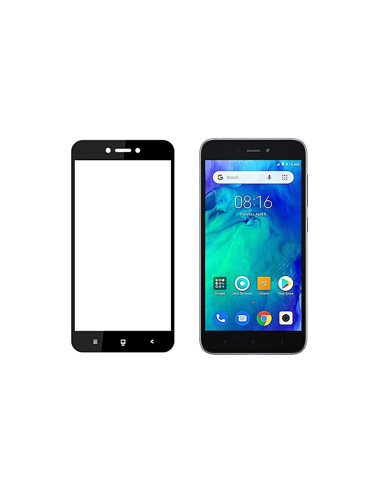 POWERTECH Tempered Glass 5D Full Glue για Xiaomi Redmi Go, Black