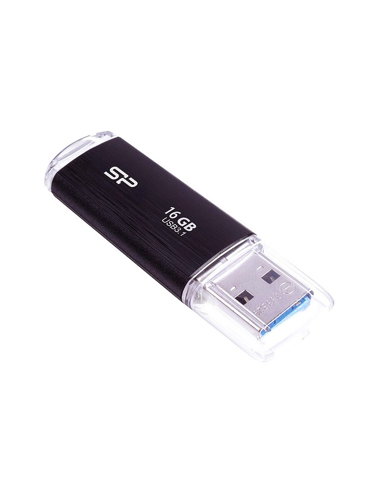 SILICON POWER USB Flash Drive Blaze B02, 16GB, USB 3.2, μαύρο