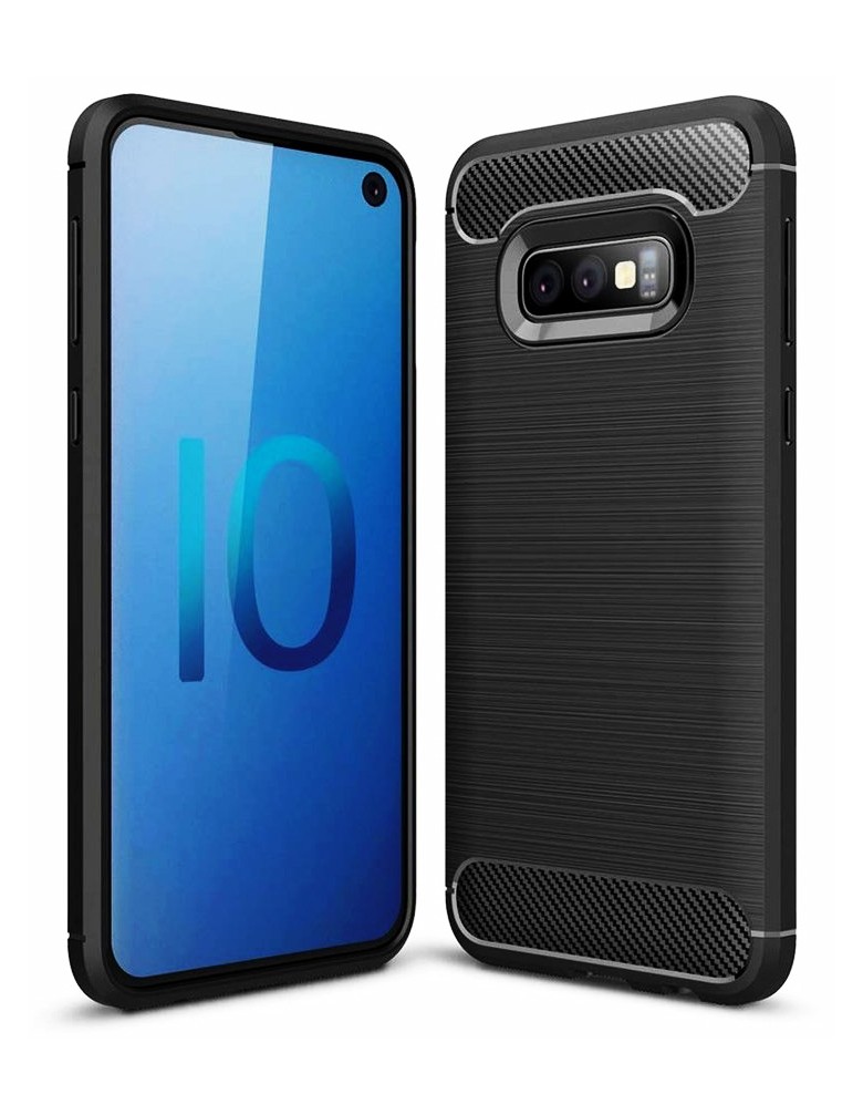 POWERTECH Θήκη Carbon Flex MOB-1254 για Samsung Galaxy S10e, μαύρη