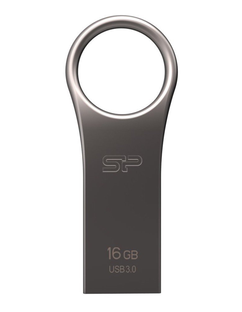 SILICON POWER USB Flash Drive Jewel 80, 16GB, USB 3.2, Titanium