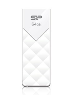 SILICON POWER USB Flash Ultima U03, 64GB, USB 2.0, λευκό