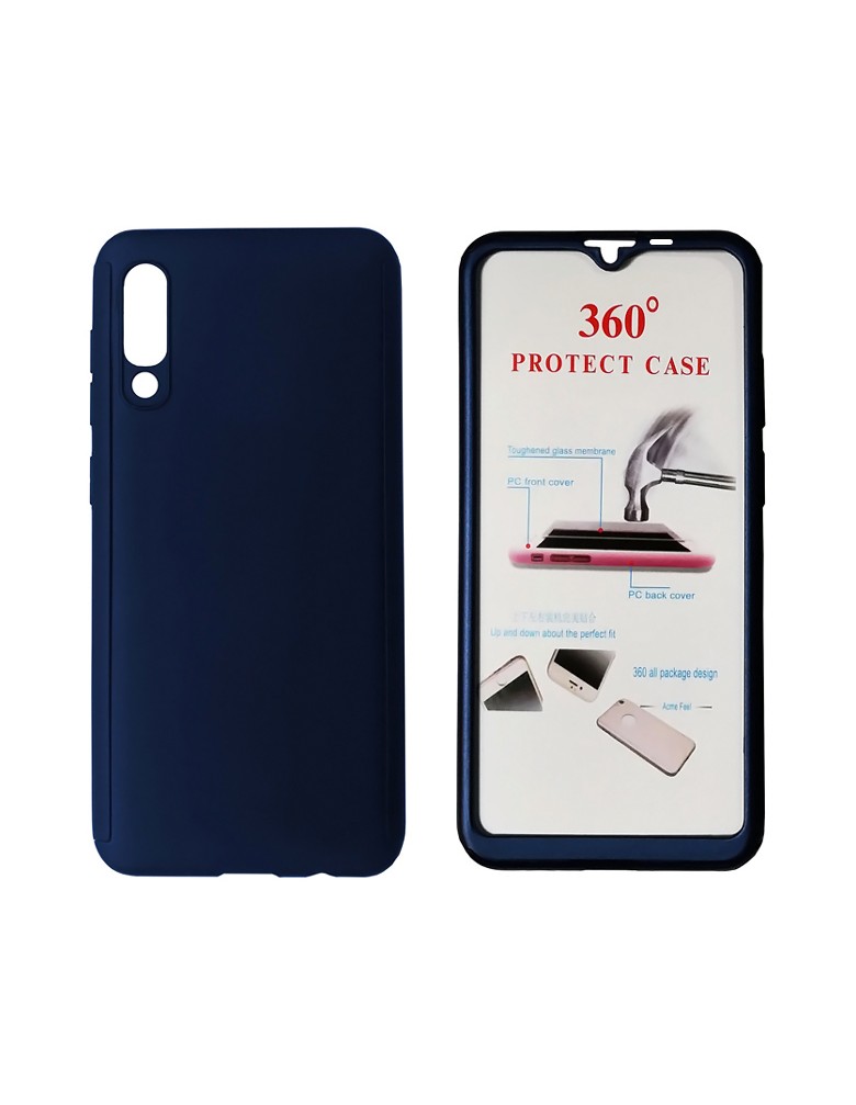 POWERTECH Θήκη Body 360° με Tempered Glass για Xiaomi Mi 9, μπλε