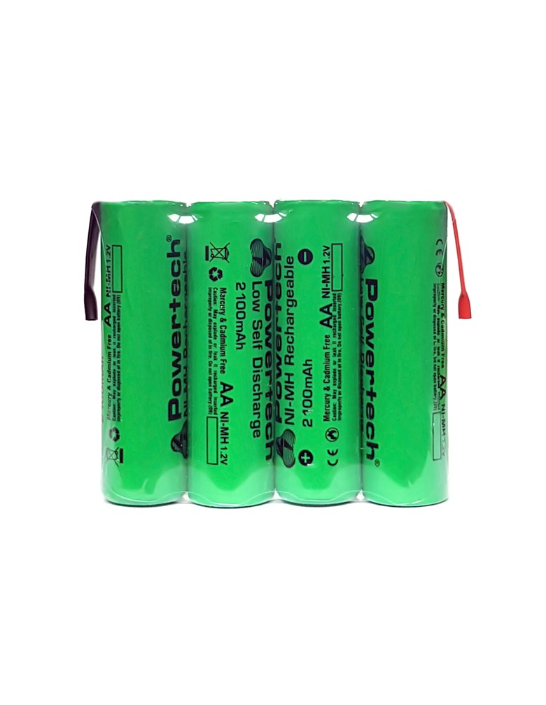 POWERTECH επαναφορτιζόμενη μπαταρία PT-794 2100mAh, AΑ HR6, 4τμχ