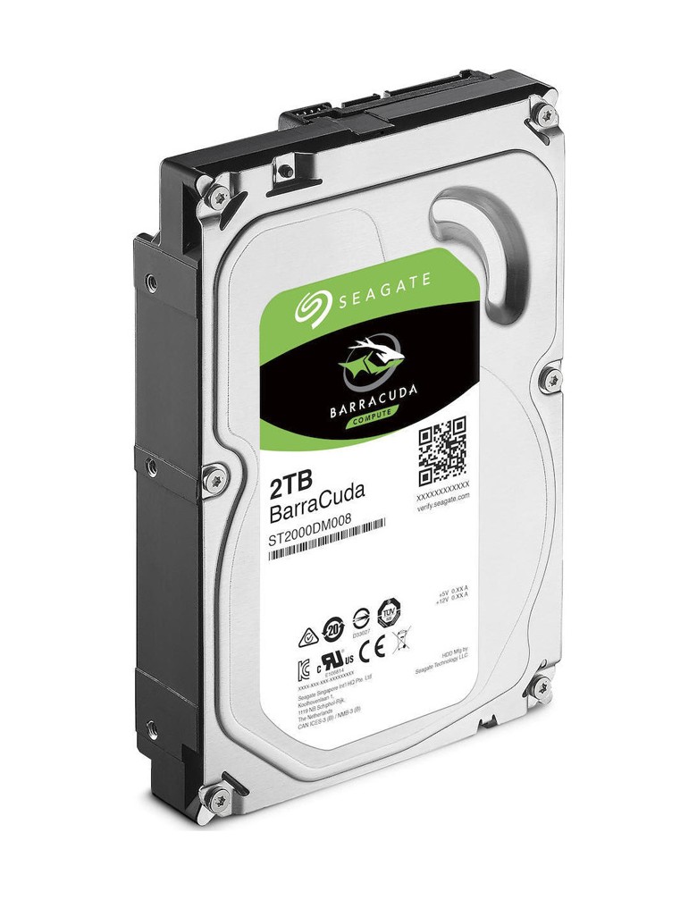 SEAGATE Σκληρός Δίσκος Barracuda ST2000DM008, 2TB, 256MB, 7200RPM, 3.5"