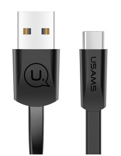 USAMS Καλώδιο USB σε USB-C US-SJ200, 10W, 1.2m, μαύρο