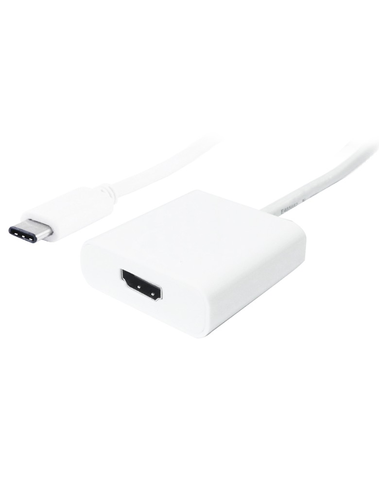 POWERTECH αντάπτορας USB Type-C σε HDMI PTH-037, 4K, λευκό