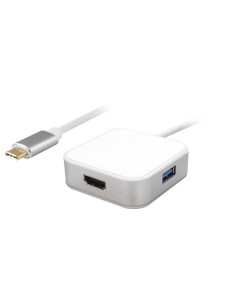 POWERTECH docking station PTH-042, 4 θυρών, USB-C...