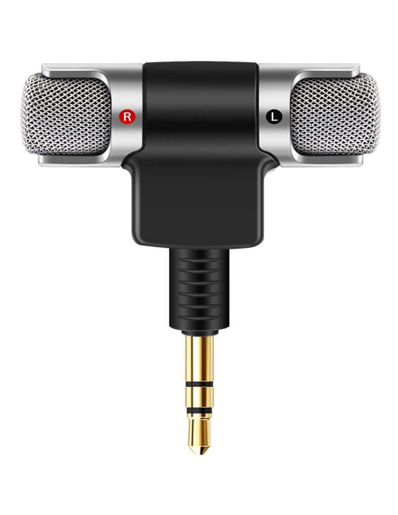 POWERTECH mini μικρόφωνο CAB-J041, stereo, 3.5mm