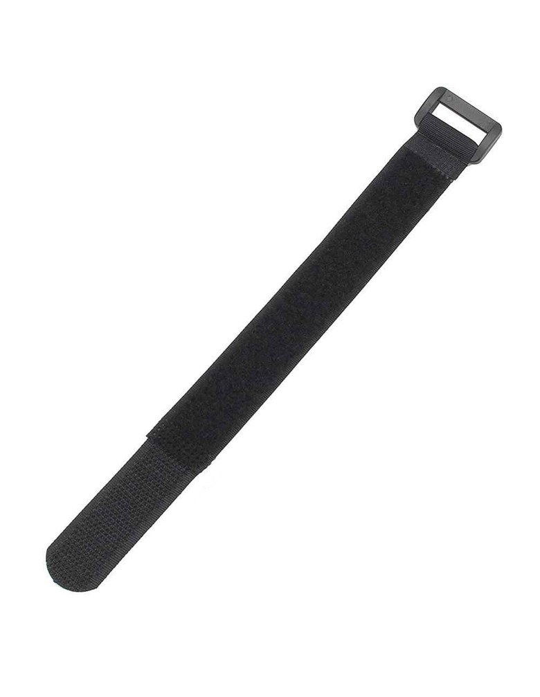 POWERTECH ιμάντας τύπου velcro TIES-024, 20x2cm, μαύρος, 10τμχ