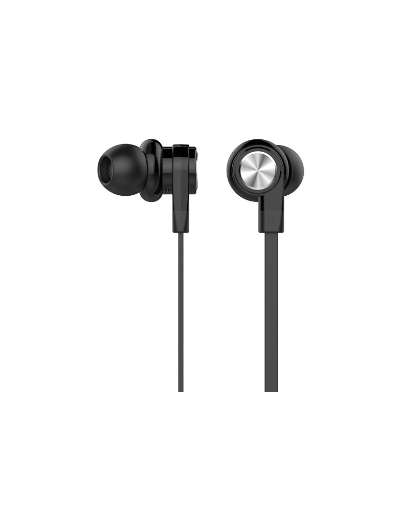 CELEBRAT earphones με μικρόφωνο D9, 3.5mm σύνδεση, Φ10mm, 1.2m, μαύρα