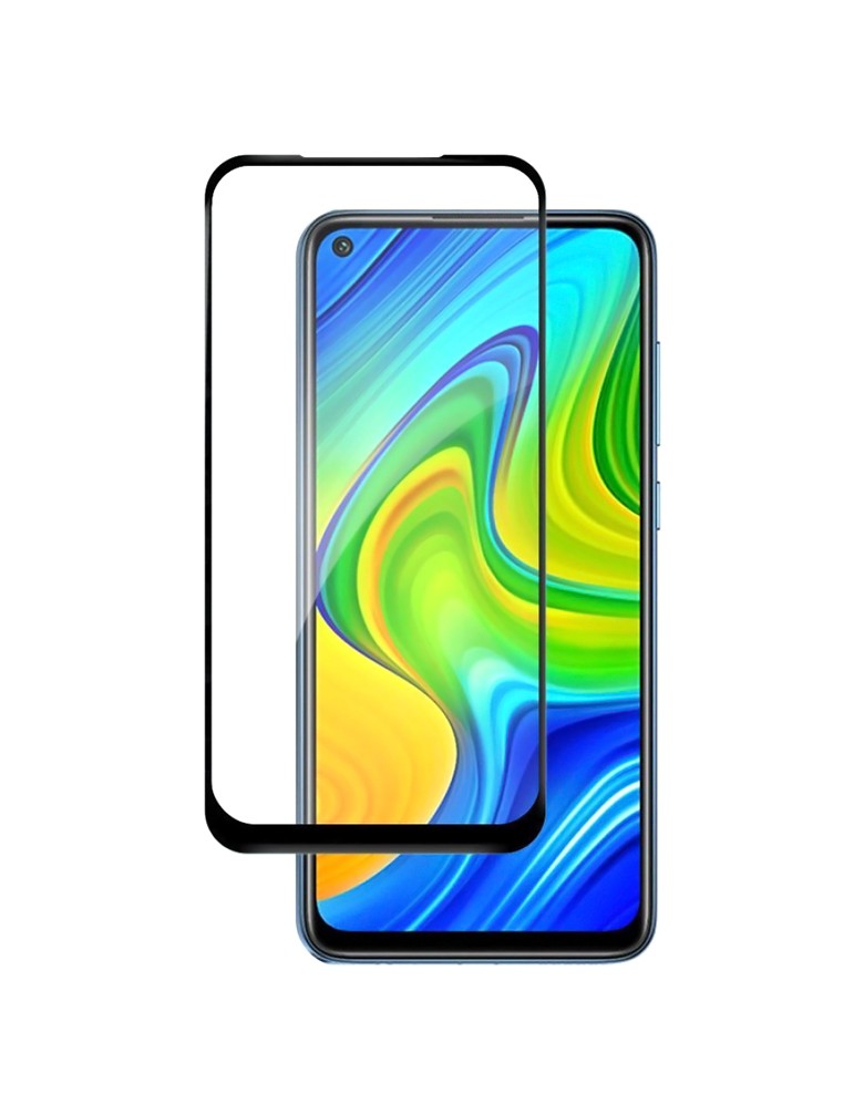 POWERTECH Tempered Glass 5D, full glue, για Xiaomi Redmi Note 9, μαύρο